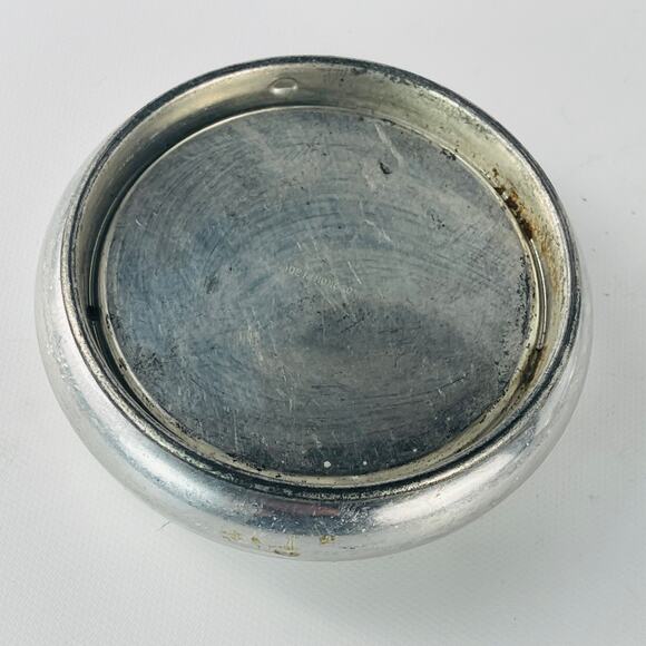 Vintage Aluminum 4” Floral Cross-Stitch Coaster Set of 5 - Picture 8 of 9